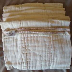 Ozocozy Organic Cotton Prefold Cloth Diapers 6-pack